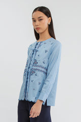 Light Blue Striped Diali