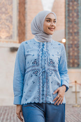 Light Blue Striped Diali