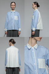 Light Blue Striped Lumen