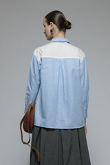 Light Blue Striped Porta