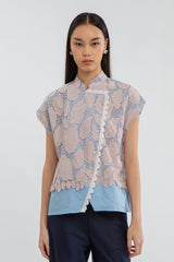 Light Blue Striped Talya