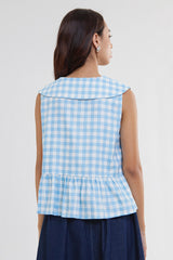 Light Blue Gingham Marin