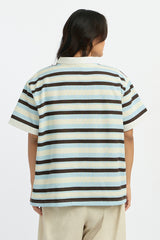 Light Blue Striped Elowen