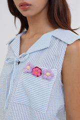 Light Blue Striped Marin