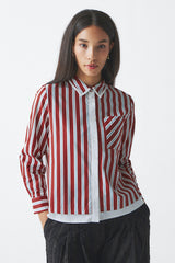 Maroon Striped Giada