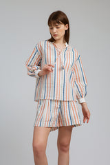 Multicolor Striped Coulter