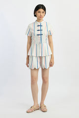 Multicolor Striped Truitt