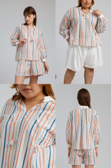 Multicolor Striped Coulter