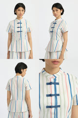 Multicolor Striped Truitt