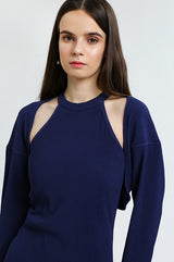 Navy Blue Sandita - Defect Sale