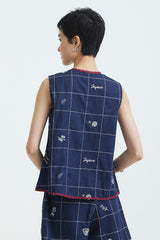Navy Carol Vivier