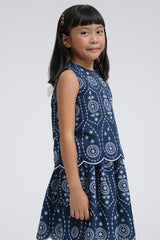 Navy Embroidered Taylen