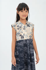 Navy Floral Riri