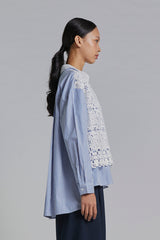 Navy Striped Azalya - Defect Sale