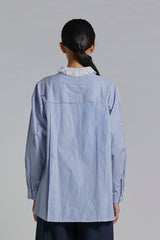 Navy Striped Azalya - Defect Sale