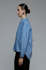Navy Striped Monday Shirt