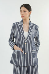 Navy Striped Nonnette