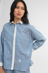 Navy Striped Ocean Maurea