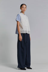 Navy Striped Safra - Defect Sale