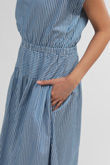 Navy Striped Telana