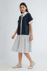 Navy Striped Trevino
