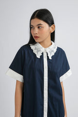Navy Striped Trevino