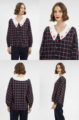 Navy Windowpane Nadler