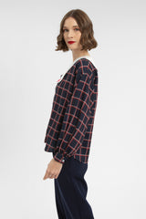 Navy Windowpane Nadler