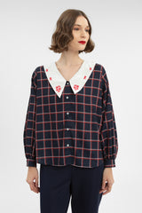 Navy Windowpane Nadler