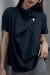 COTTONINKSTUDIO - Navy Crosa
