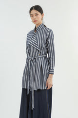 Navy Striped Marjolaine