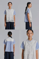 Navy Striped Safra - Defect Sale