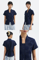 Nona Tenun Biru Laut