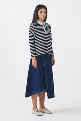 Off White Striped Liora