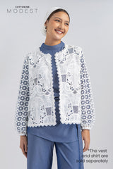 Off-white Embroidered Anara