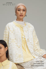 Off-white Embroidered Anara