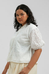 Off-white Embroidered Jensa - Defect Sale