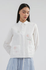 Off-white Embroidered Varria