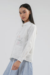 Off-white Embroidered Varria