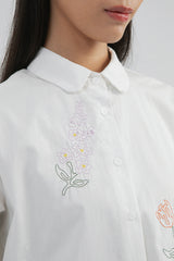 Off-white Embroidered Varria