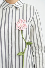 Off-white Striped Zuri