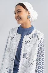 Off-white Embroidered Anara