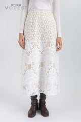 Off-white Embroidered Benna