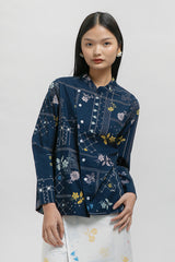 Padma Rekah Biru Laut