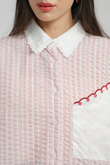 Pink Striped Devon - Defect Sale