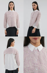 Pink Embroidered Badu