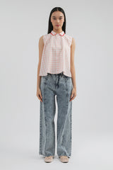 Pink Gingham Briello