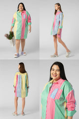 Rainbow Striped Hoku