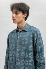 Sena Kawung Biru Laut