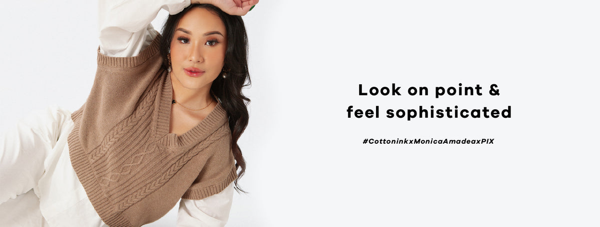 Tampil Stylish dan Fashionable dalam Sekejap dengan Koleksi Kolaborasi COTTONINK x Monica Amadea x PIX Footwear